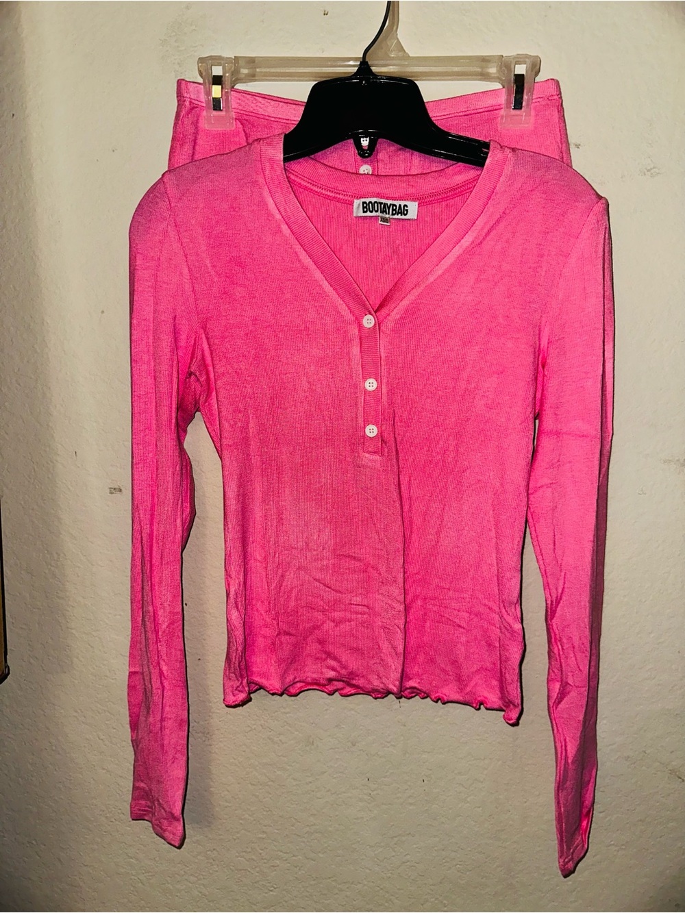 Hot pink pj set size xsmall / small